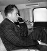 Vice President Richard Nixon Uses His Plane'S Radiotelephone While Enroute From Quito History - Item # VAREVCCSUA000CS481