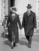 Vice President Elect Calvin Coolidge And Wife Grace Walking On Washington History - Item # VAREVCHISL040EC685