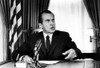 President Richard Nixon In The White House After Giving A Nationally Broadcast Speech History - Item # VAREVCPBDRINICS028