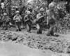 U.S. Marines Run Afoul Of General Mud On Bougainville Island During World War 2. The Leader Is Recovering His Balance After A Misstep History - Item # VAREVCHISL037EC015