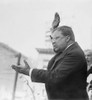 Ex-President Theodore Roosevelt Gesticulating With Arms As He Speaks To A Crowd At Yonkers History - Item # VAREVCHISL002EC125