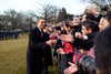 President Obama And Chinese President Hu Jintao Greet Guests On The South Lawn Of The White House Jan. 19 2011. History - Item # VAREVCHISL026EC213