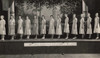 Young Women On Stage Modeling Dresses At A 4-H Club Event History - Item # VAREVCHISL042EC906