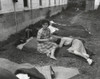 Two French Women At A Camp For Homeless Refugees In Brittany In 1944. They Were Suspected Of Collaborating With The Germans History - Item # VAREVCHISL037EC884