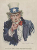 What Are You Doing For Preparedness Uncle Sam Pointing From A 1916 Magazine Cover By James Montgomery Flagg. The Image Was Inspired By A British Recruitment Poster Showing Lord Kitchener In A Similar Pose History - Item # VAREVCHISL043EC298