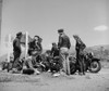 Motorcycle Party Stopped For Roadside Repairs History - Item # VAREVCHISL035EC837