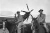 1964 Presidential Election. President Johnson And Vice-President-Elect Hubert Humphrey On Horseback The Day After Their Election Landslide Winning 61 Of The Popular Vote. History - Item # VAREVCHISL033EC086