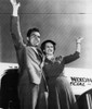 1952 Presidential Campaign. Senator And Vice Presidential Candidate Richard Nixon And Wife Patricia Nixon Land In Denver History - Item # VAREVCPBDRINIEC015