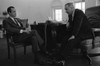 President Lyndon Johnson Meets With Richard Helms. Johnson Appointed Helms Cia Director In 1966.Oval Office History - Item # VAREVCHISL033EC364