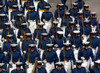 Cadets March In Formation During A Ceremony At The Us Air Force Academy. June 5 1984. History - Item # VAREVCHISL027EC257