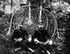 Bicycle Messengers Seated' Photo By Charles H. Currier History - Item # VAREVCHBDCYCLCS002