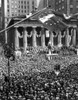 General View During Ceremonies At The Greatest War-Bond Rally In The History Of N.Y.C. On The Steps Of The Sub-Treasury Building At Wall And Nassau Streets. May 18 History - Item # VAREVCHBDWABOCS001