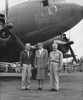 First Lady Eleanor Roosevelt With Admiral Halsey In August-Sept. 1943. They Stand In Front Of The Military Transport That Brought Her To The South Pacific During World War 2 History - Item # VAREVCHISL043EC694