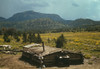 Dugout House Of The Faro Caudill Family Refugee Homesteaders From The Dust Bowl. In The Background Is Mount Allegro. Pie Town New Mexico Oct 1940. History - Item # VAREVCHISL032EC298