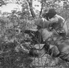 U.S. Marine Sniper And Spotter Work Together In Picking Off The Enemy In Korea. Korean War History - Item # VAREVCHISL038EC098