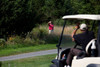 President Barack Obama Waves To An Onlooker While Playing Golf During His Vacation On Martha'S Vineyard Aug. 24 2009. History - Item # VAREVCHISL025EC287