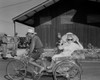 Uso Entertains Troops In Thailand. Comedienne Phyllis Diller Rides In A Tricycle Rickshaw As The Bob Hope Uso Christmas Show Arrives At Korat Air Base History - Item # VAREVCHISL033EC326