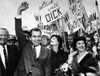 Vice President Richard Nixon And Wife Pat Arrive In San Francisco For The 1956 Republican National Convention. Aug. 28 History - Item # VAREVCCSUA000CS649