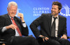 Bill Clinton, Brad Pitt At A Public Appearance For Clinton Global Initiative - Thu, Sheraton New York Hotel And Towers, New York, Ny, Usa September 24, 2009. Photo By Kristin CallahanEverett Collection Celebrity - Item # VAREVC0924SPOKH118
