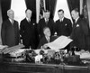President Franklin Roosevelt Commissions The Federal Reserve Board. Standing L-R Joseph Broderick History - Item # VAREVCCSUA000CS344