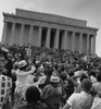 1963 March On Washington. View Of The Ceremonies On The Steps Of The Lincoln Memorial From The Audience On The Capitol Mall. Aug. 28 History - Item # VAREVCHISL033EC500
