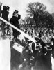 Newly Inaugurated President Of The U.S. Theodore Roosevelt Reviewing The West Point Cadets History - Item # VAREVCPBDTHROCS005