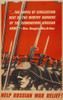 Help Russian War Relief American World War 2 Poster Depicting Soviet Soldiers History - Item # VAREVCHISL036EC610