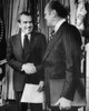 1973 Us Presidency. President Richard Nixon Shakes Hands With New Vice President Gerald Ford History - Item # VAREVCPBDRINIEC052