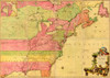 1855 Map Of The British And French Dominions In North America History - Item # VAREVCHISL001EC198