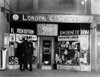 A New York City Policeman Guarding The Crime Scene Where Gangster Vincent Coll Was Murdered By Dutch Schultz'S Assassins At Eighth Avenue And 23Rd Street. February 8 History - Item # VAREVCHISL019EC224