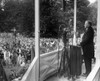 President Herbert Hoover Speaking At Gettysburg Battlefield. His Memorial Day Speech Reflected His Quaker Faith History - Item # VAREVCCSUA000CS054