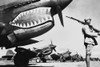 Chinese Soldier Guards A Line Of American P-40 Fighter Planes History - Item # VAREVCHISL037EC054
