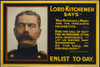 World War 1. Recruiting Poster Showing British War Minister History - Item # VAREVCHISL034EC700