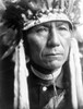 Head-And-Shoulders Portrait Of Nez Perc_ Man In Full Feather Headdress. Edward S. Curtis Photo History - Item # VAREVCHCDLCGCEC242