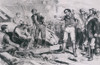 Eight-Hour Strikers Threatening Non-Strikers On A New York City Construction Site. Ca. 1870. History - Item # VAREVCHISL021EC241