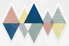 Mod Triangles Ii Soft Poster Print by Michael Mullan - Item # VARPDX33788