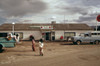 Native American Reservation. Paiute Indian Children Outside Off The Grocery Store. Pyramid Lake Paiute Reservation History - Item # VAREVCHCDARNAEC065