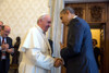 President Barack Obama With Pope Francis Following A Private Audience At The Vatican. March 27 History - Item # VAREVCHISL039EC757