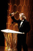 1988 Barry Levinson Holds Up His Best Director Oscar For Rain Man History - Item # VAREVCSSDOSPIEC012