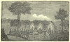 Illustration Of Lewis And Clark'S Expedition From 1803-6. Soldiers Burning An Indian Encampment. History - Item # VAREVCHISL030EC272