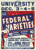 Vaudeville. Federal Varieties 40 Stage History - Item # VAREVCHCDLCGBEC547