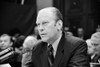 President Gerald Ford Appearing At The House Judiciary Subcommittee Hearing On His Pardon Of Former President Richard Nixon. Oct. 17 1974. History - Item # VAREVCHISL029EC267