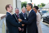 President Barack Obama Greets His Irish Cousin Henry Healy History - Item # VAREVCHISL039EC695