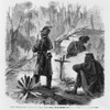 African American Pickets Of The First Louisiana 'Native Guard' Guarding The New Orleans At A Position In The Swamps During The Winter Of 1863. History - Item # VAREVCHISL009EC134