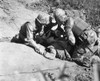 U.S. Marine Is Given A Drink Of Water As He Waits For Evacuation To A Rear Area Aid Station. Nov. 1952. He Was Wounded In Bitter Fighting On Hook Ridge History - Item # VAREVCHISL038EC167