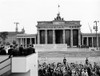 President John Kennedy Visits The Berlin Wall. From A Specially-Built Platform At The Brandenburg Gate History - Item # VAREVCCSUA001CS105