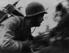 A Marine Runs Across The Beach On Peleliu Island History - Item # VAREVCHISL036EC699