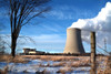 Steam Billows From The Cooling Tower Of Byron Nuclear Generating Station Near Illinois' Rock River. It Went Online In 1985 And Provides Electricity To Northern Illinois And The City Of Chicago. History - Item # VAREVCHISL030EC104