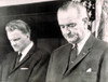 Billy Graham & President Lyndon B. Johnson In Prayer At The White House History - Item # VAREVCPSDBIGRCS003