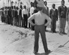 African American Marine Recruits Line Up To Begin Basic Training. Separate Racially Segregated Training Facilities Were Established On Montford Point History - Item # VAREVCHISL036EC919
